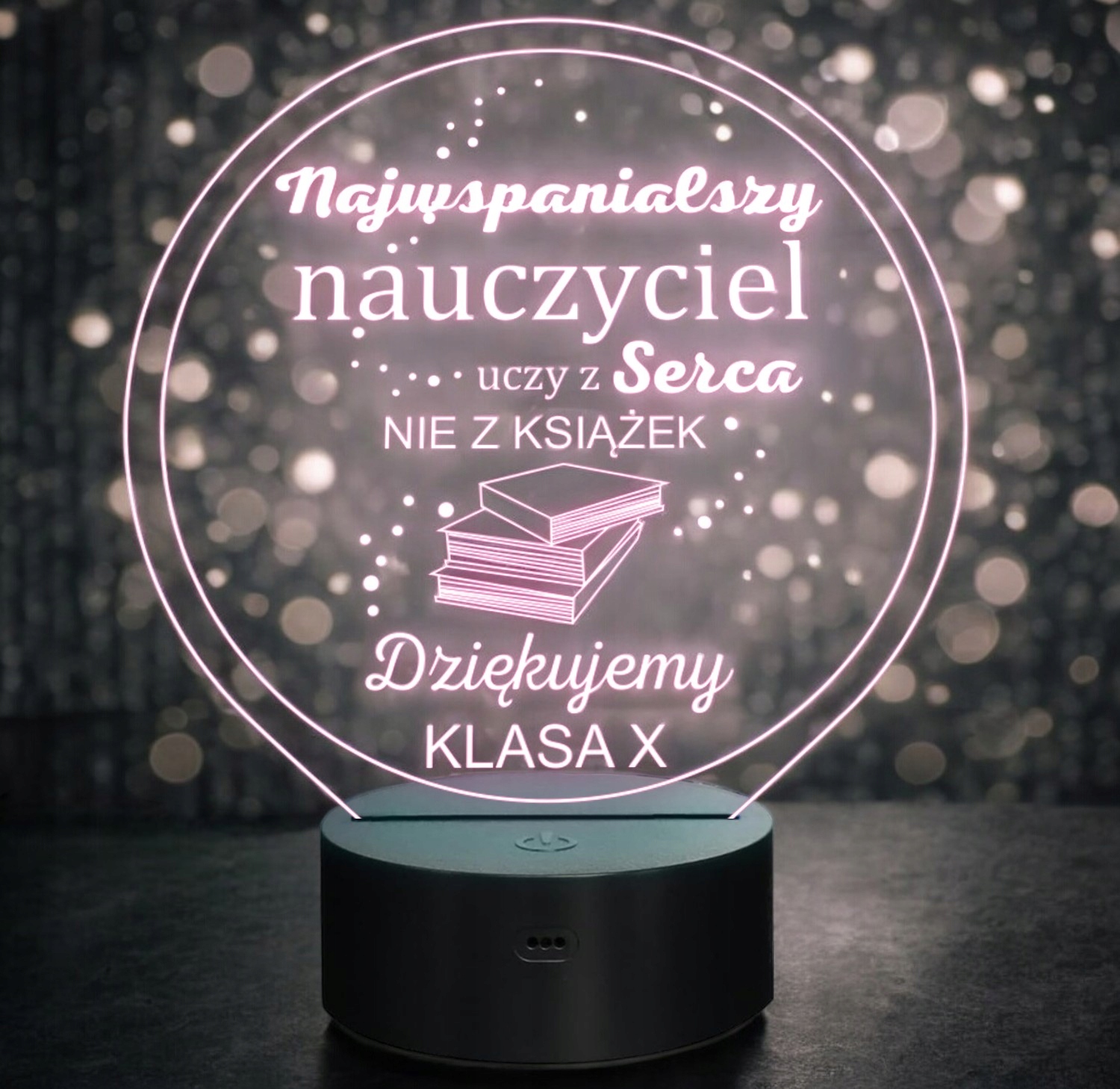 Prezent na każdą okazję - Lampka nocna LED z imieniem