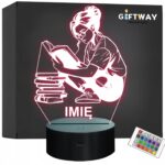 Lampka Nocna LED Imię Statuetka Zawód Bibliotekarka na Prezent Grawer v.2