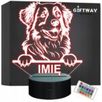 Lampka Nocna LED Retriever z Nowej Szkocji Rasa Psa z Imieniem na Prezent