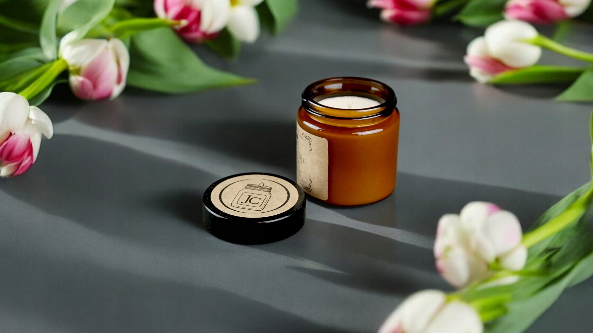 Świeca Zapachowa Sojowa Świeży Bez Handmade Świeczka 120ml Świeca Zapachowa Sojowa Świeży Bez Handmade Świeczka 120ml