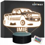 Lampka Nocna LED Imię Statuetka Samochód Auto Terenowe na Prezent Grawer