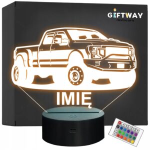 Lampka Nocna LED Imię Statuetka Samochód Auto Terenowe na Prezent Grawer