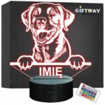 Lampka Nocna LED Chesapeake Bay Retriever Rasa Psa z Imieniem na Prezent