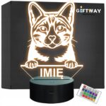 Lampka Nocna LED Arabian mau Rasa Kota z Imieniem na Prezent