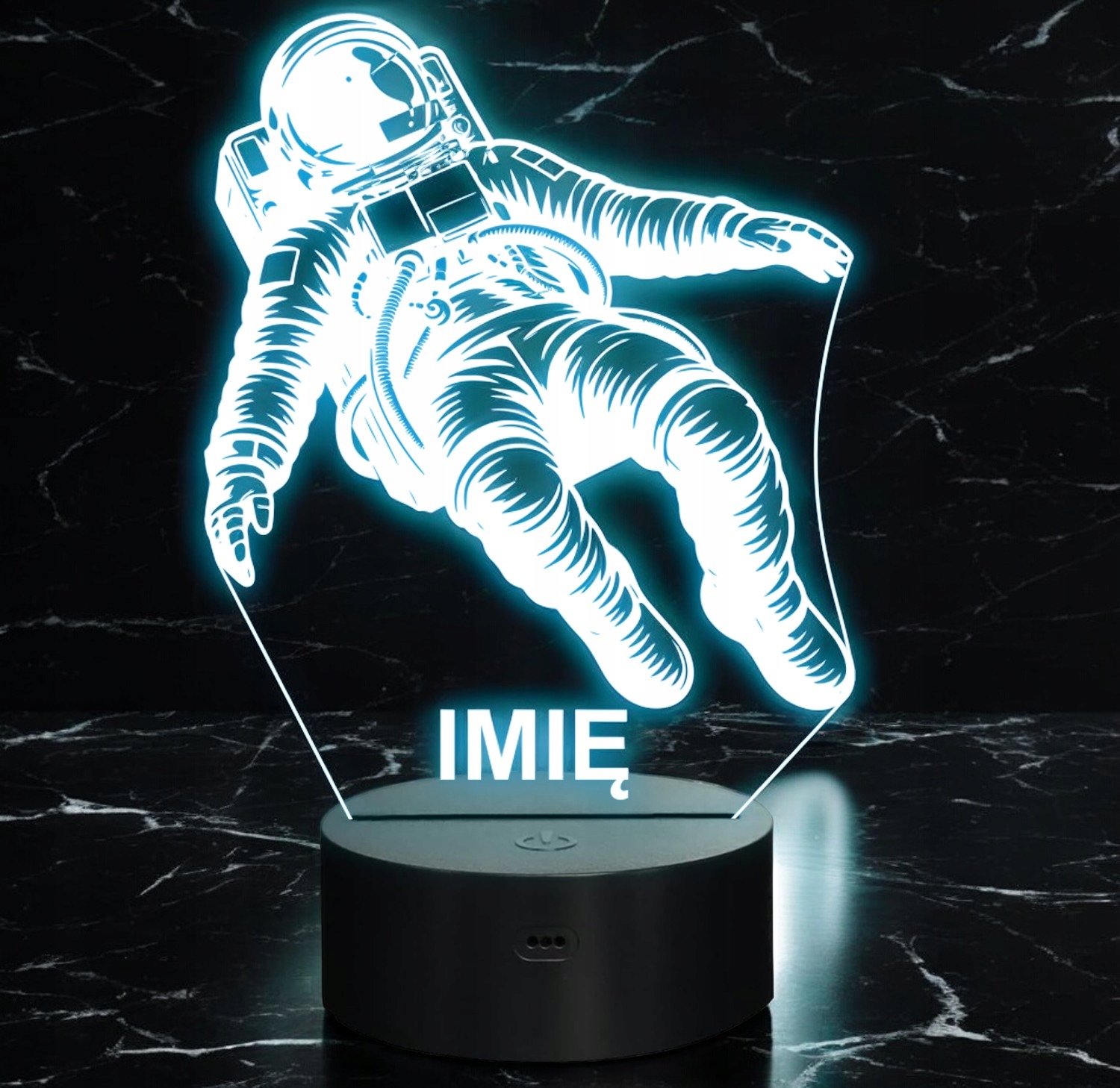 Lampka Nocna LED Statuetka Astronauta na Prezent Grawer v.1 Lampka Nocna LED Statuetka Astronauta na Prezent Grawer v.1