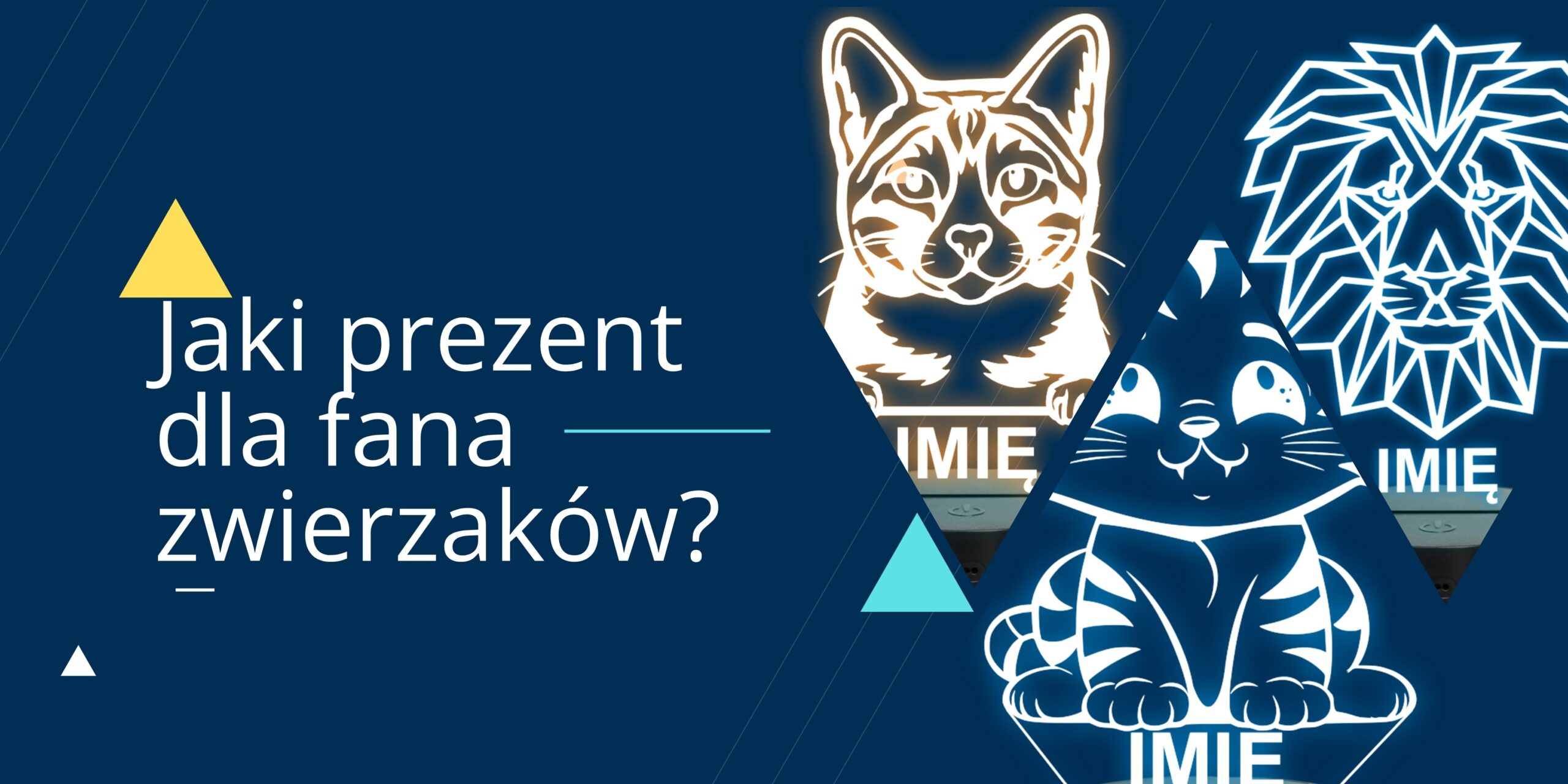 Jaki prezent dla miłośnika zwierząt? - Sprawdź personalizowane lampki nocne LED z imieniem!