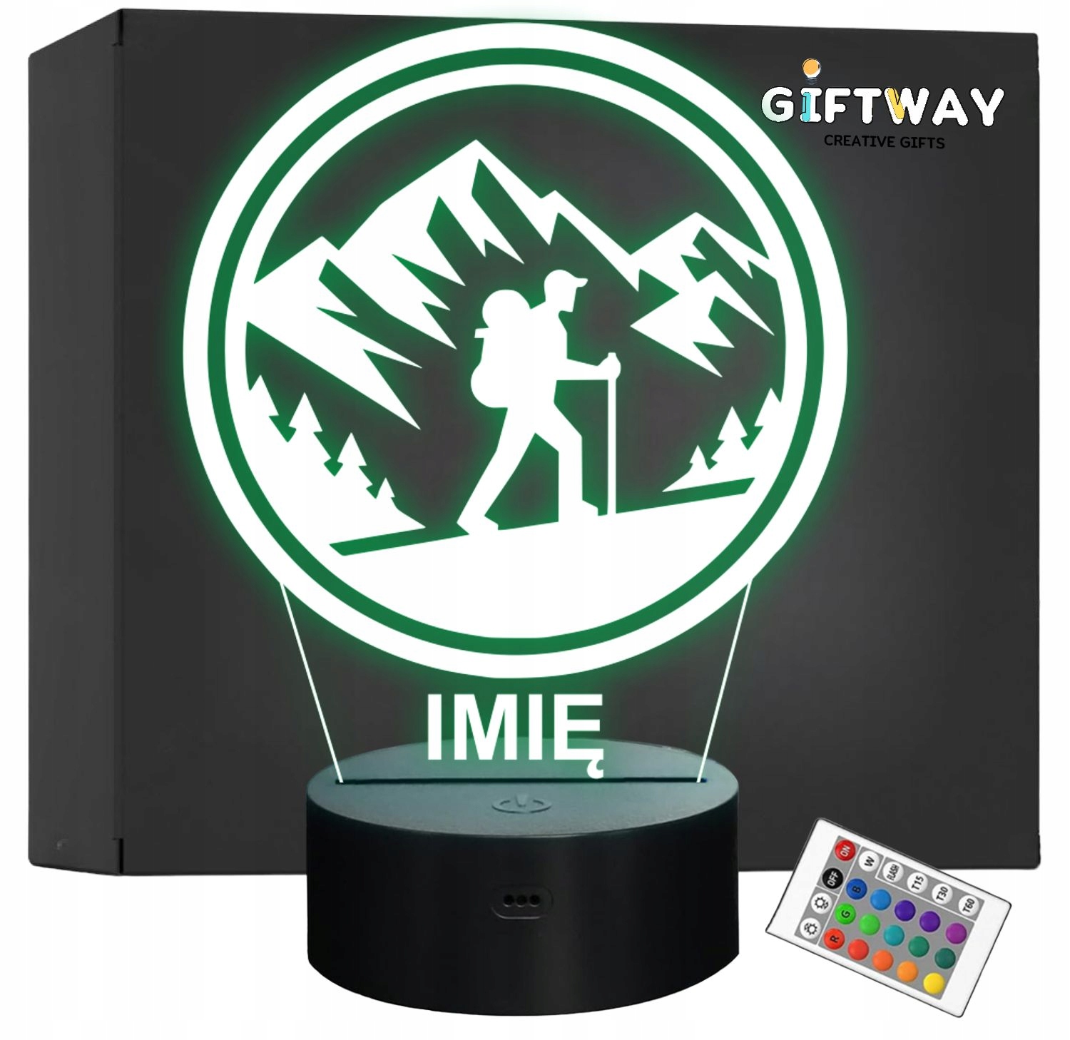 Lampka Nocna LED Statuetka Wspinaczka Górska Aktywność Prezent Grawer v.3 Lampka Nocna LED Statuetka Wspinaczka Górska Aktywność Prezent Grawer v.3