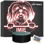 Lampka Nocna LED lhasa apsos Rasa Psa z Imieniem na Prezent