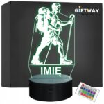 Lampka Nocna LED Statuetka Wspinaczka Górska Aktywność Prezent Grawer v.2