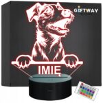 Lampka Nocna LED Russell terrier Rasa Psa z Imieniem na Prezent