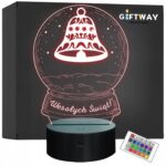 Lampka Nocna LED Święta Boże Narodzenie Kula Dzwon na Prezent Grawer