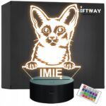 Lampka Nocna LED Javanese Rasa Kota z Imieniem na Prezent