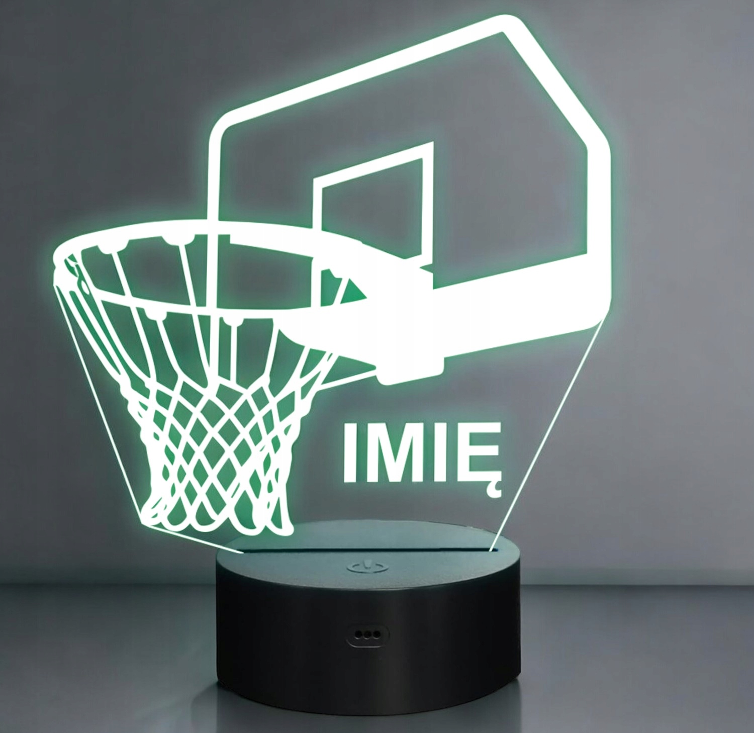 Lampka Nocna LED Z Imieniem Grawer Kosz Koszykówka Sport na Prezent v.2 Lampka Nocna LED Z Imieniem Grawer Kosz Koszykówka Sport na Prezent v.2