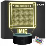 Lampka Nocna LED Imię Statuetka Głośnik na Prezent Grawer