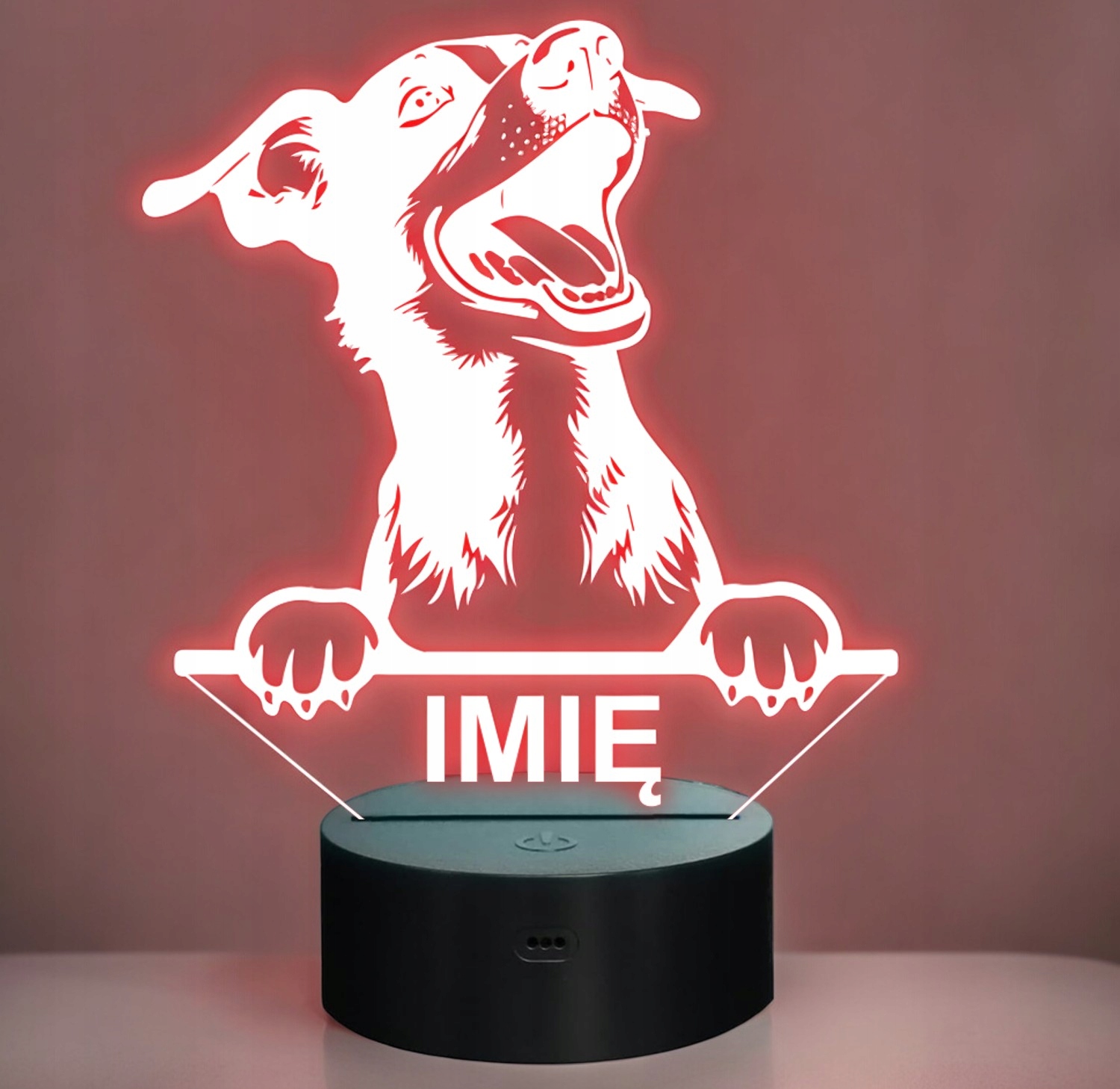 Lampka Nocna LED Lagotti romagnoli Rasa Psa z Imieniem na Prezent Lampka Nocna LED Lagotti romagnoli Rasa Psa z Imieniem na Prezent