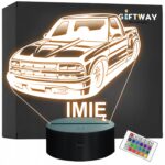 Lampka Nocna LED Imię Statuetka Samochód Auto Terenowy Prezent Grawer v.2
