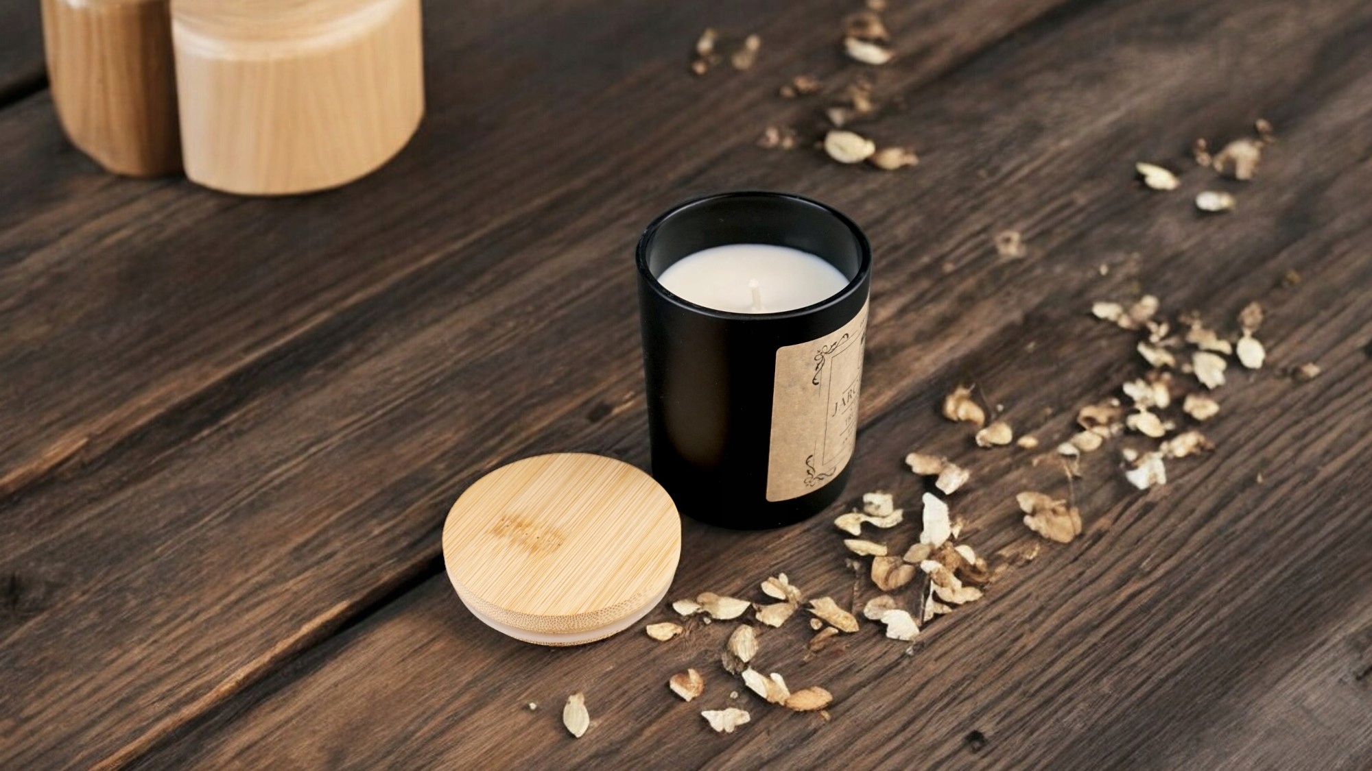 Świeca Zapachowa Sojowa Czarna Orchidea Handmade Świeczka 300ml Świeca Zapachowa Sojowa Czarna Orchidea Handmade Świeczka 300ml