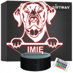 Lampka Nocna LED Golden retriever Rasa Psa z Imieniem na Prezent v.2