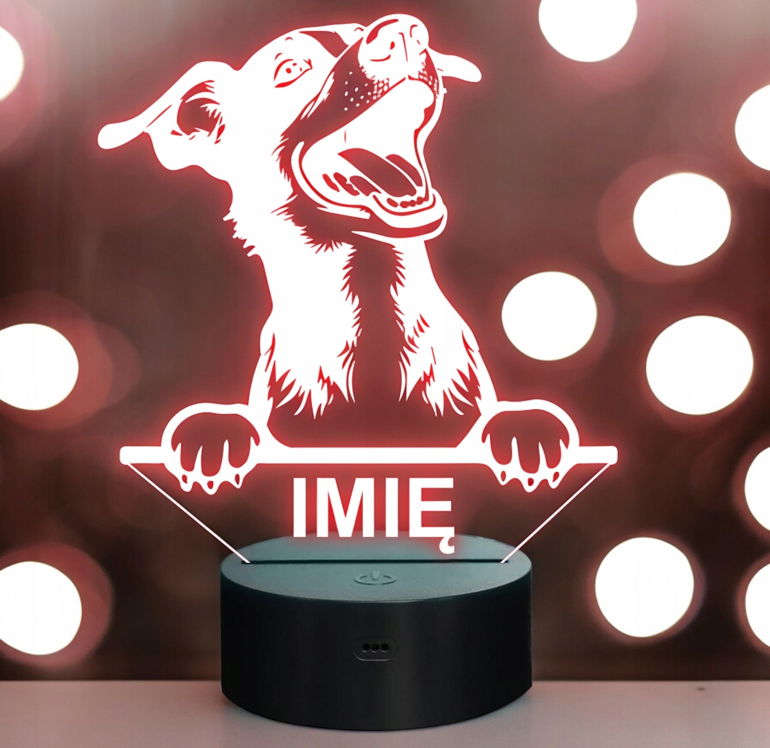 Lampka Nocna LED Lagotti romagnoli Rasa Psa z Imieniem na Prezent Lampka Nocna LED Lagotti romagnoli Rasa Psa z Imieniem na Prezent
