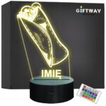 Lampka Nocna LED Imię Statuetka Fast Food Kebab na Prezent Grawer