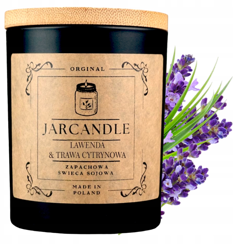 Świeca Zapachowa Sojowa Ciasto Lawenda Trawa Cytrynowa Świeczka 300ml Świeca Zapachowa Sojowa Ciasto Lawenda Trawa Cytrynowa Świeczka 300ml