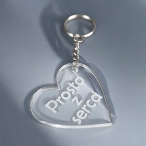 Brelok w Kształcie Serca - Prosto z Serca na Prezent