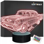 Lampka Nocna LED Samochód Auto Retro Z Imieniem na Prezent
