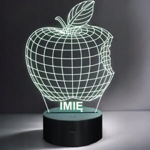 Lampka Nocna LED Jabłko Nadgryzione Apple Prezent