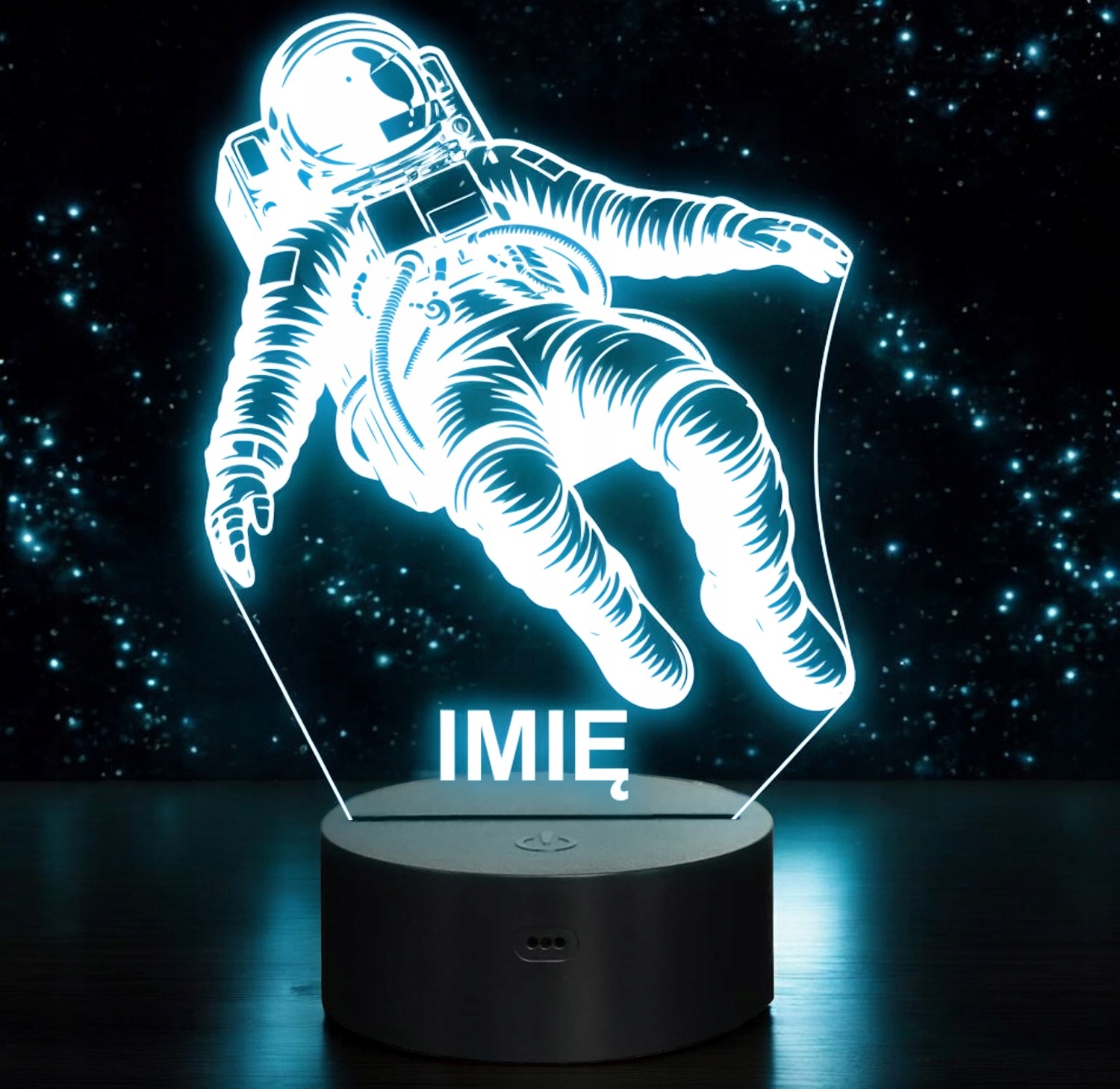 Lampka Nocna LED Statuetka Astronauta na Prezent Grawer v.1 Lampka Nocna LED Statuetka Astronauta na Prezent Grawer v.1