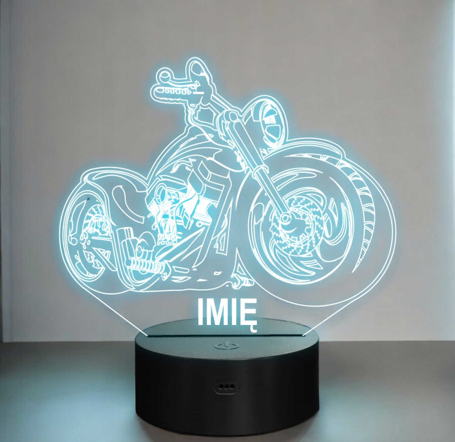 Lampka Nocna LED Z Imieniem Grawer Motor Prezent Lampka Nocna LED Z Imieniem Grawer Motor Prezent