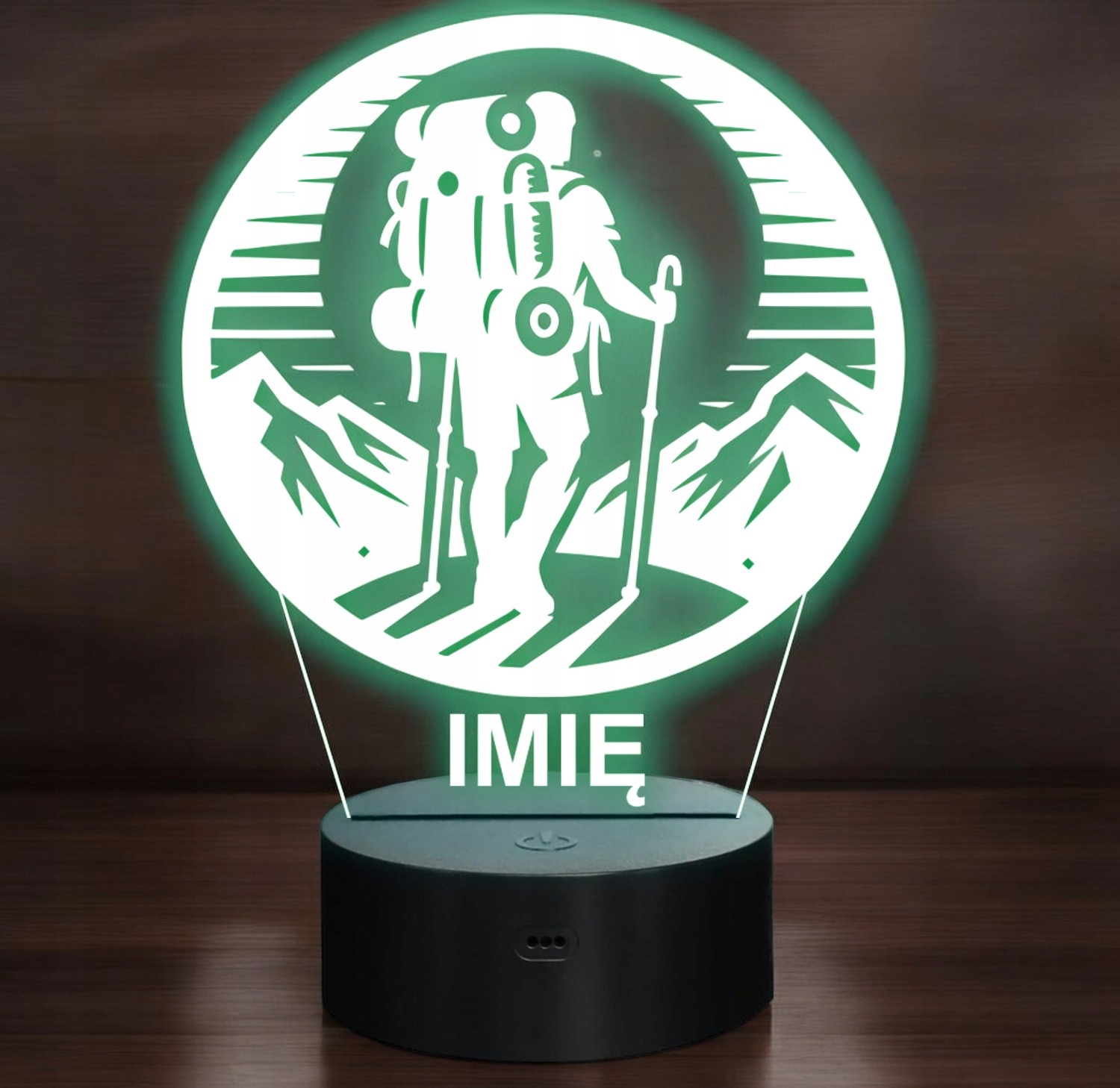 Lampka Nocna LED Statuetka Wspinaczka Górska Aktywność Prezent Grawer v.4 Lampka Nocna LED Statuetka Wspinaczka Górska Aktywność Prezent Grawer v.4