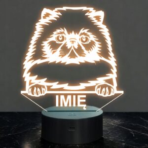 Lampka Nocna LED Himmalayan Rasa Kota z Imieniem na Prezent