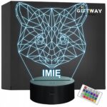 Lampka Nocna LED 3D Z Imieniem Grawer Szop Pracz Personalizowana na Prezent