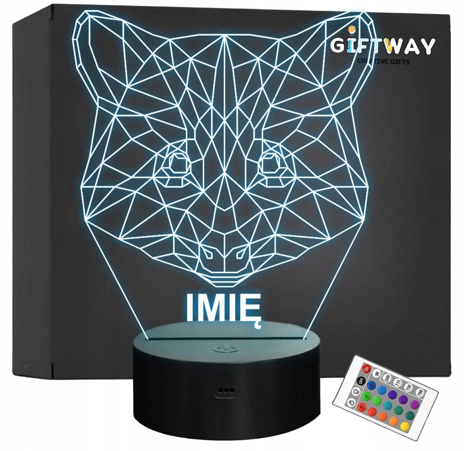 Lampka Nocna LED 3D Z Imieniem Grawer Szop Pracz Personalizowana na Prezent Lampka Nocna LED 3D Z Imieniem Grawer Szop Pracz Personalizowana na Prezent