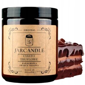 Świeca Zapachowa Sojowa Ciasto Truflowe Handmade Świeczka 120ml