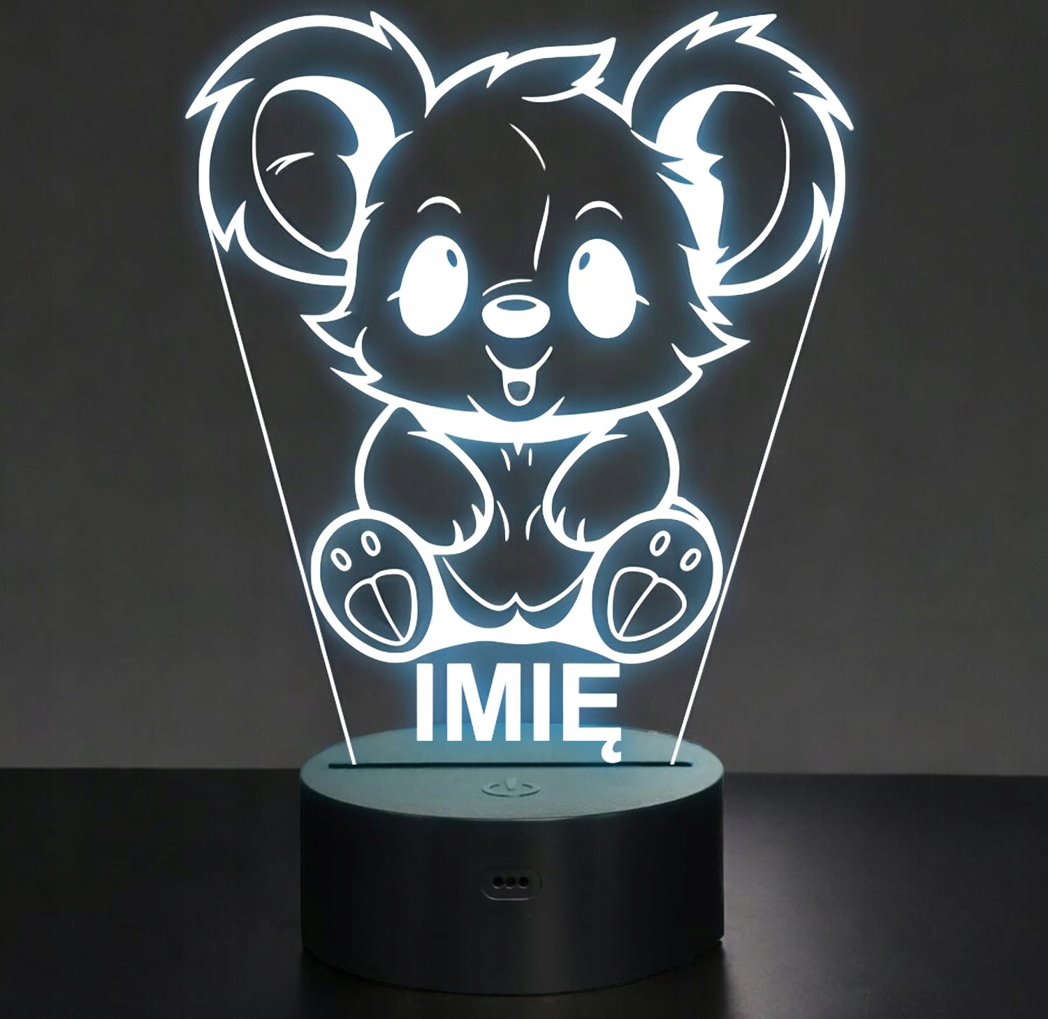 Lampka Nocna LED Z Imieniem Słodki Koala dla Dzieci na Prezent v.2 Lampka Nocna LED Z Imieniem Słodki Koala dla Dzieci na Prezent v.2