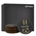 Drewniane Tabliczki z Miesiącami do Zdjęć Dziecka Pierwszy Rok Misie Czarne