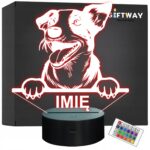 Lampka Nocna LED Jack russell terrier Rasa Psa z Imieniem na Prezent