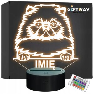 Lampka Nocna LED Himmalayan Rasa Kota z Imieniem na Prezent