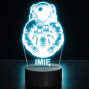 Lampka Nocna LED Statuetka Astronauta na Prezent Grawer v.2