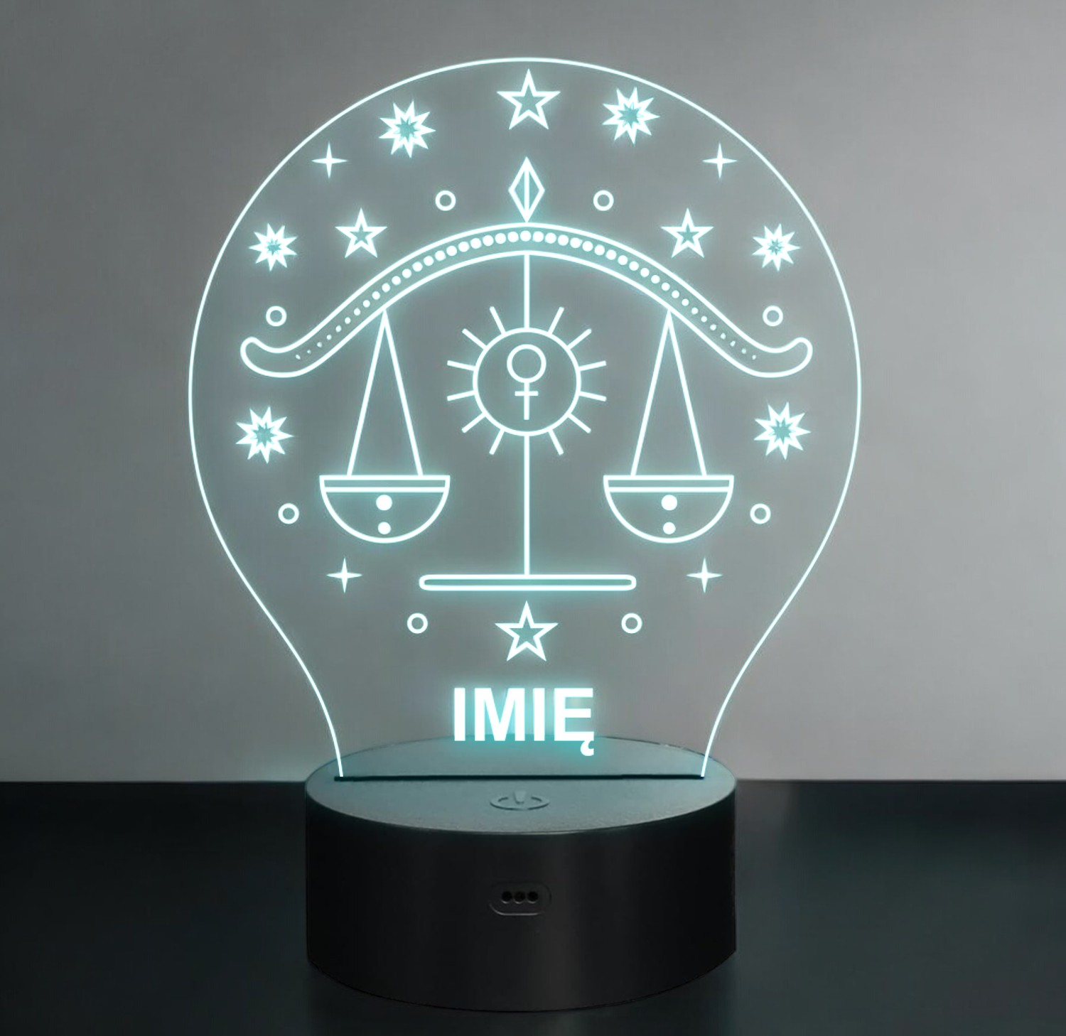 Jaki prezent dla miłośnika Znaków Zodiaków? - Sprawdź personalizowane lampki nocne LED z imieniem!