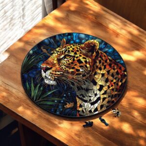 Puzzle Drewniane Gepard 3D Układanka dla Dorosłych 224 el. v.1