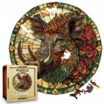 Puzzle Drewniane Guziec 3D Układanka dla Dorosłych 224 el. v.2