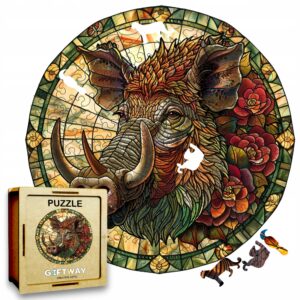 Puzzle Drewniane Guziec 3D Układanka dla Dorosłych 224 el. v.2