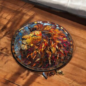 Puzzle Drewniane Lew 3D Układanka dla Dorosłych 224 el. v.1