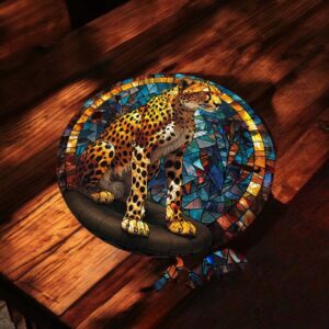 Puzzle Drewniane Gepard 3D Układanka dla Dorosłych 224 el. v.5