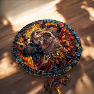 Puzzle Drewniane Guziec 3D Układanka dla Dorosłych 224 el. v.1