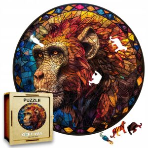 Puzzle Drewniane Małpa 3D Układanka dla Dorosłych 224 el. v.1