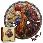 Puzzle Drewniane Lew 3D Układanka dla Dorosłych 224 el. v.3