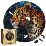Puzzle Drewniane Gepard 3D Układanka dla Dorosłych 224 el. v.1